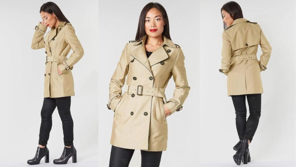 Abrigo beige de mujer tipo gabardina Morgan más vendida en Amazon esta temporada