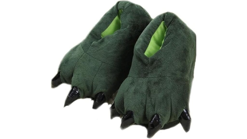 Zapatillas de garras YILANLAN, el accesorio divertido y cálido para el hogar.