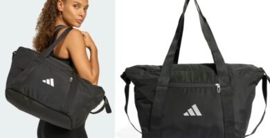 Bolsa Adidas Essentials organizada ideal para el gimnasio y pequeñas escapadas