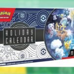 Calendario de adviento Pokémon TCG con cartas exclusivas y regalos diarios para coleccionistas y fans