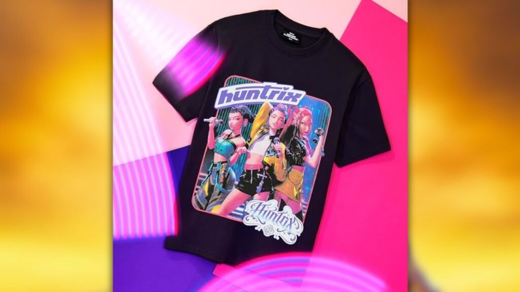 Camiseta negra de las guerreras k-pop