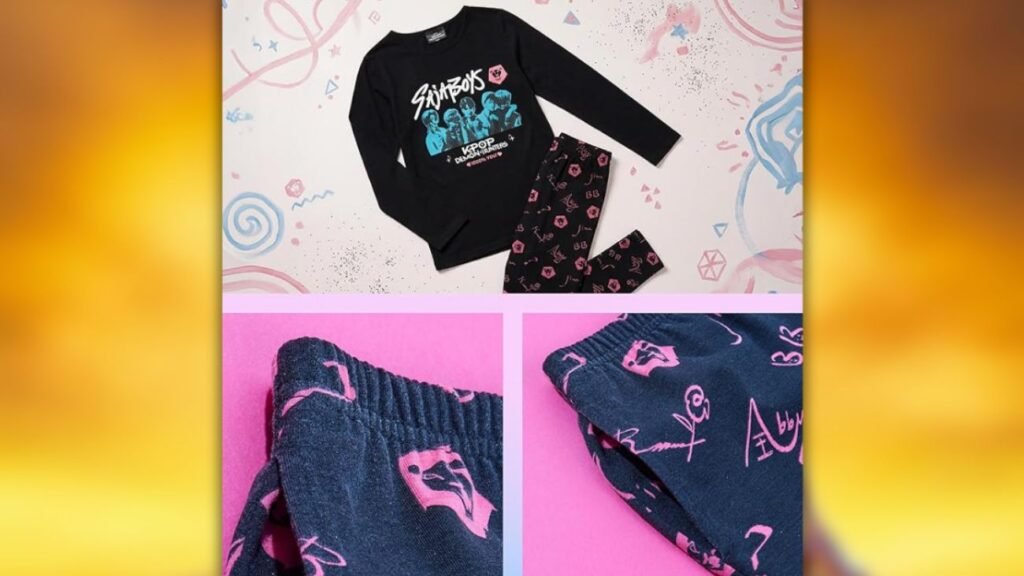 pijama negro de los saja boys