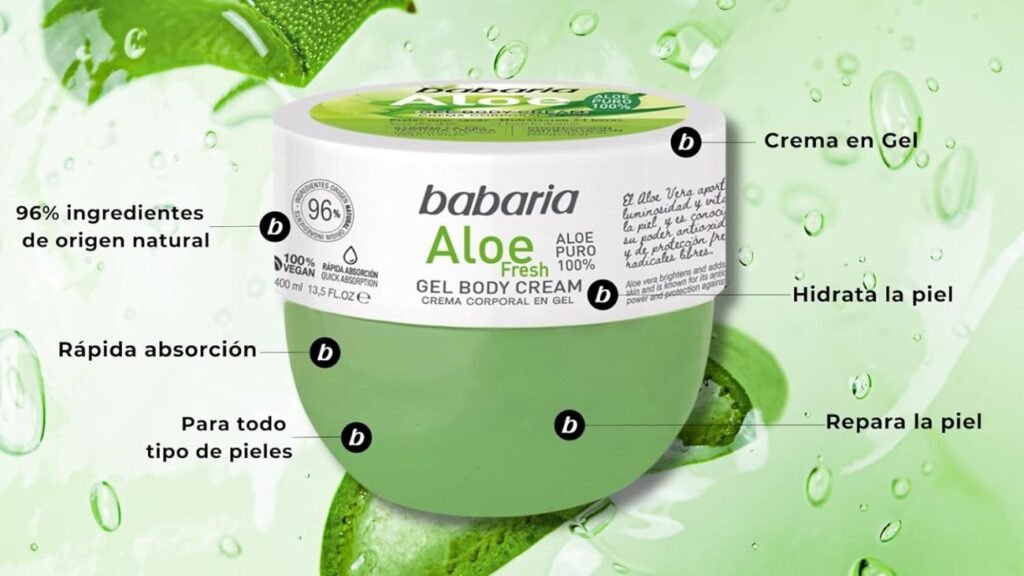 Body Milk Refrescante de Babaria con aloe vera