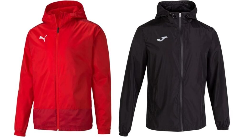 Cortavientos Puma Teamgoal 23 y Joma Elite VIII