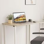 Escritorio plegable para estudiar y teletrabajar en casa con portátil en espacio reducido