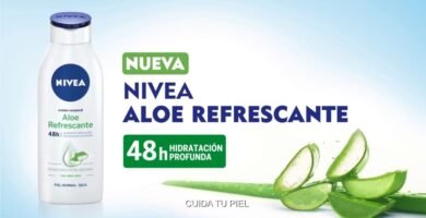 Crema corporal Nivea Aloe Refrescante con aloe vera para hidratar la piel durante 48 horas
