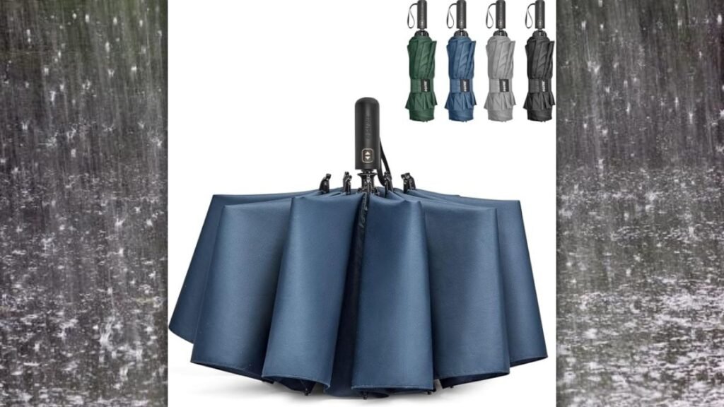 Paraguas cuadrado plegable de 126 cm