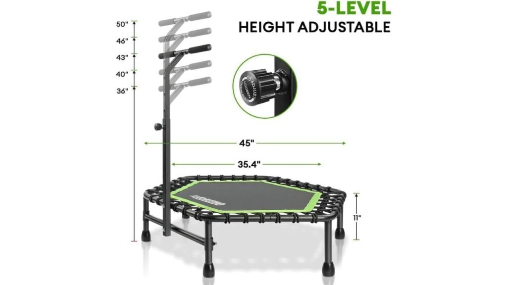 trampolin de rebote para adultos onetwofit